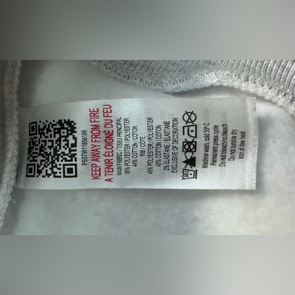 👚 Pink Soda Sport Women's Gray Cropped Pullover Sweater - Size /Medium, NWT - Picture 9 of 13